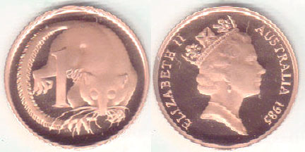 1985 Australia 1 Cent (Proof) A001654